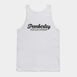 Pemberley Estate and Gardens Pride and Prejudice Jane Austen Mr. Darcy Tank Top